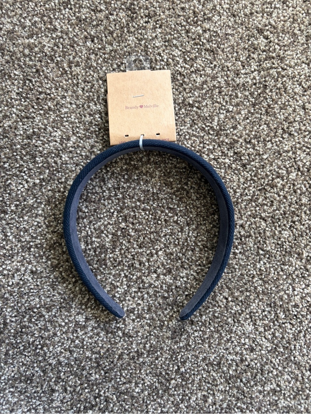 Brandy Melville Navy Padded Headband